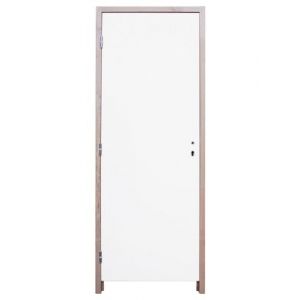 Bloc-porte pr&eacute;peint pro H.204 x l.73 cm, poussant gauche