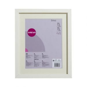 Cadre photo blanc Colours Erina l.50 x H.100 cm + passe partout