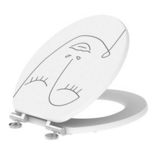 Abattant WC standard, d&eacute;cor songe, Allibert