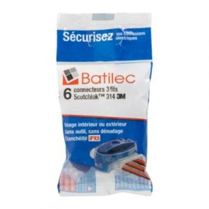 6 connecteurs Scotchlok IPX8 Batilec