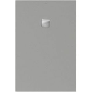 Receveur de douche 90 x 180 cm en acrylique, gris texturé, Villeroy & Boch Exklusive