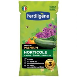 Terreau horticole premium sans tourbe 60L Fertilig&egrave;ne