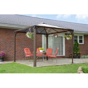 Tonnelle autoportante Palermo 3000 taupe 2,7 x 2,7 m