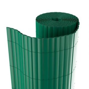 Canisse double face PVC vert L.3 m x H.1.5 m