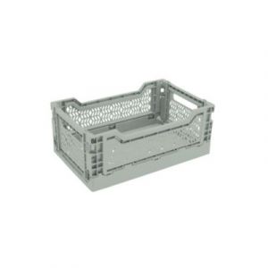 Cagette plastique pliable vert clair taille S