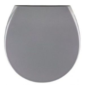 Abattant WC déclipsable avec frein de chute gris, MTK Versagrit