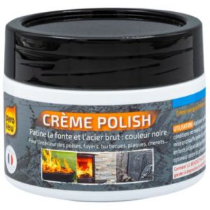 Crème polish noire Pyrofeu en pot de 200 ml