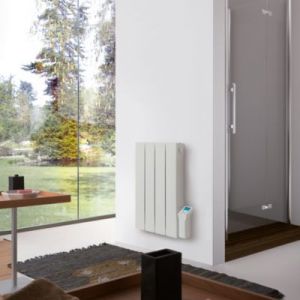 Radiateur électrique connecté à inertie fluide Deltacalor Monza 900W