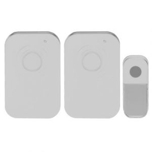 Ensemble 2 carillons et 1 bouton sans fil Blyss Soft Touch 36 mélodies