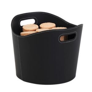 Range-bûches et granulés Dixneuf Gamma noir