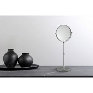 Miroir grossissant double face sur pied télescopique, à poser, MP Glass Tess