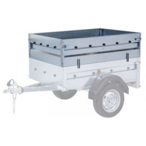 R&eacute;hausse ridelle acier pour remorque NFB 250 E Trigano 256 x 134 x 35 cm
