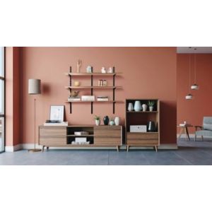 Cr&eacute;maill&egrave;re double perforation Form Twinny 99,5 cm coloris noir