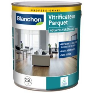 Vitrificateur parquet professionnel Aqua Blanchon incolore mat 2,5L