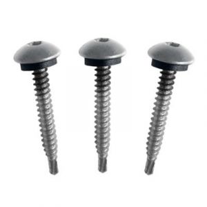 25 Kit de fixations pour bardage Le Profileur Français coloris gris clair
