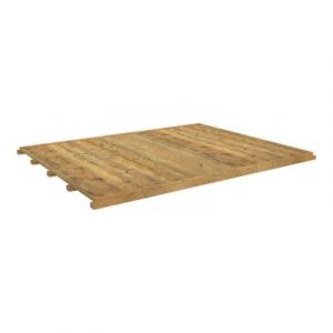 Plancher bois trait&eacute; autoclave pour Abri de jardin Klikstrom Bela&iuml;a de surface int&eacute;rieure de 5,7m&sup2;