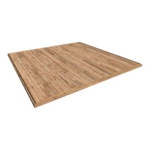Plancher bois trait&eacute; autoclave pour Abri de jardin Klikstrom Taman de surface int&eacute;rieure de 12,48m&sup2;