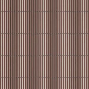 Canisse LOP PVC brun L.3 m x H.1,2 m