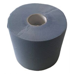Rouleau de papier absorbant 400 feuilles bleu