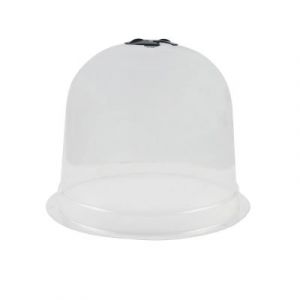 Cloche à salade petit modèle Verve en polyéthylène transparent Ø25,5 x H.20,5 cm