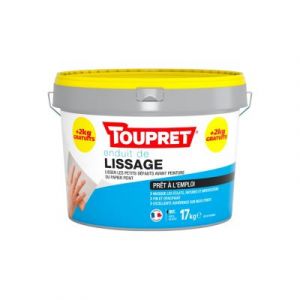 Enduit de lissage prêt à l'emploi Toupret 17kg