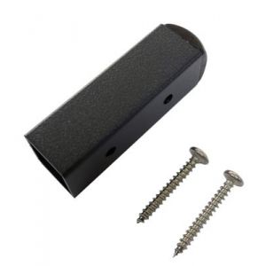 Butée de portillon taupe en aluminium