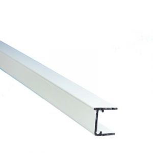 Profil obturateur pour plaque polycarbonate d'ép. 16 mm blanc ral 9010, L.0.98 m 5pcs