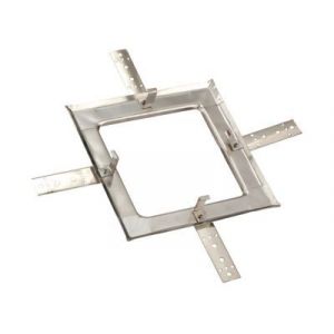 Cadre fixation raccord haut/boisseau 25 x 25 cm Poujoulat