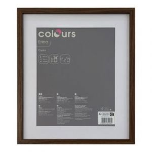 Cadre photo en noyer Erina Colours l.40 x H.50 cm