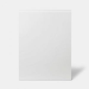 Porte de colonne de cuisine Garcinia blanc brillant L. 60 cm x H. 80 cm GoodHome