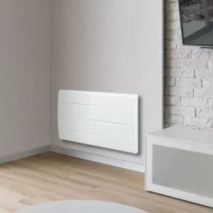 Radiateur &eacute;lectrique &agrave; double c&oelig;ur de chauffe Marek blanc 1500W