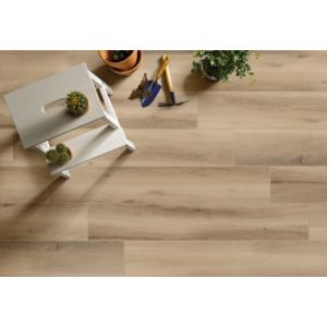 Carrelage extérieur sol et mur aspect bois beige 20x120cm