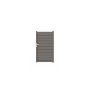 Portillon cesson 100x176 cm Gris taupe 2900 Jardimat