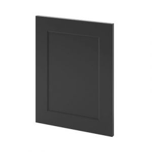 Porte de meuble de cuisine Artemisia gris graphite mat l. 45 cm x H. 60 cm GoodHome