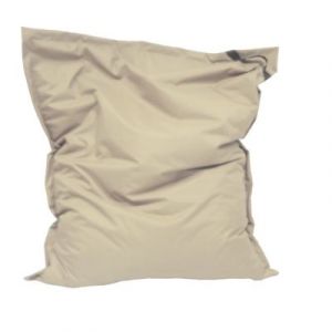 Maxi coussin Big-Bag uni beige 140 x 120 cm Easy Life