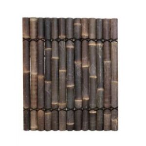 Panneaux demi-bambou noir L.100 x H.120 cm Jany France