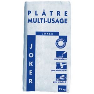 Pl&acirc;tre multi usage Joker 25kg pour reboucher et sceller