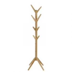 Porte manteaux de 8 crochets arbre H. 177,5 cm en bois