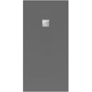 Receveur de douche 100 x 180 cm en acrylique, gris mat, Villeroy & Boch Exklusive
