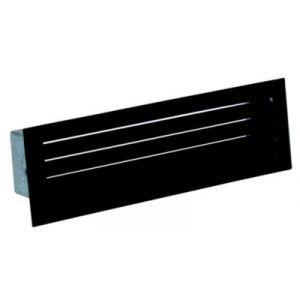 Grille de décompression avec précadre noir 195 x 60 DMO