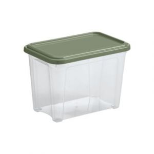 Lot de 5 bo&icirc;tes de rangement Tontarelli Combi Box 4,6 L couvercle vert