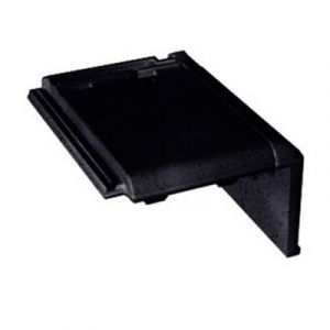 Tuile de rive droite R&eacute;gence noir Monier