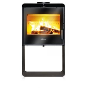 Poêle à bois en acier Invicta Borée 7.5kW 70m²