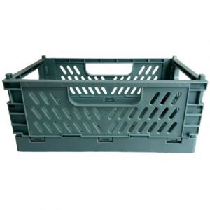 Cagette plastique pliable bleu taille S Guy Levasseur