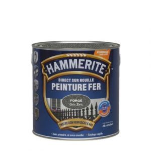 Peinture métal direct sur rouille Hammerite forgé gris zinc 2,5L