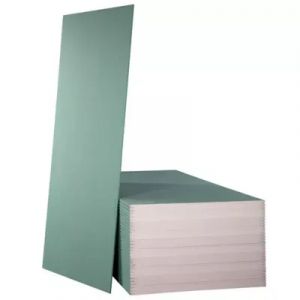 Plaque de pl&acirc;tre hydrofuge BA13 NF Pladur 250 x 120 cm, &eacute;p.13 mm (vendue &agrave; la plaque)