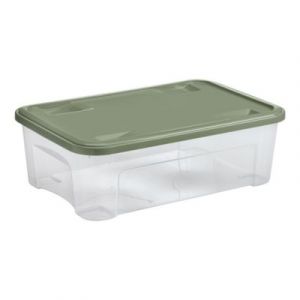 Lot de 3 boîtes de rangement Tontarelli Combi Box 29,5 L couvercle vert
