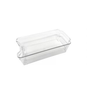 Bac de rangement en plastique transparent pour réfrigérateur 31,5 x 15,8 x 8,7 cm Ornami