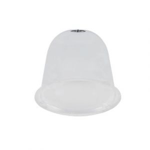 Cloche à salade grand modèle Verve en polyéthylène transparent Ø34 x H.26 cm