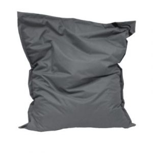 Maxi coussin Big-Bag uni gris 140 x 120 cm Easy Life